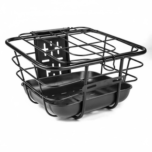 Front bike basket raised rim - front,