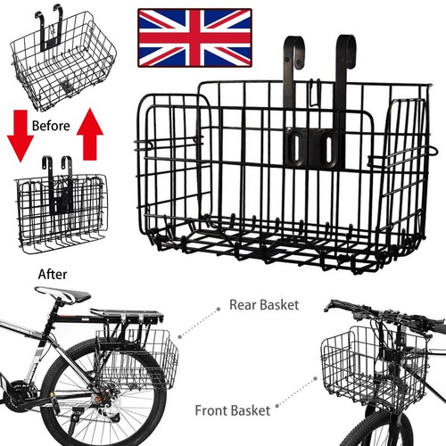 Metal foldable bike front - foldable, rear