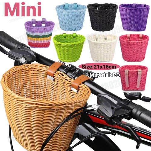 Wicker bike basket front - bike,