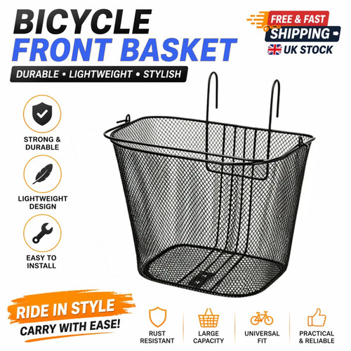 Front bicycle basket - front,