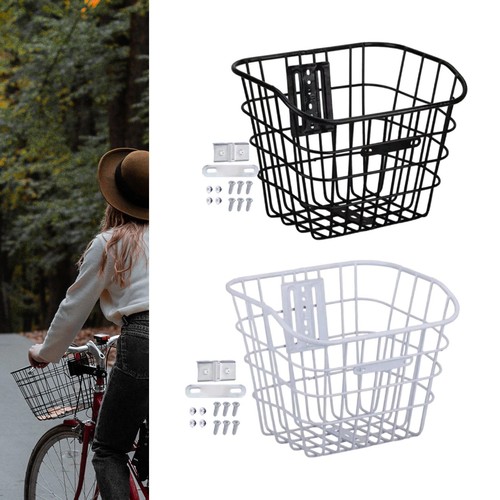 Iron wire bike basket - wire,