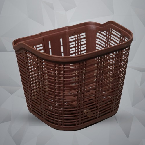 Bicycle brown storage basket - basket,