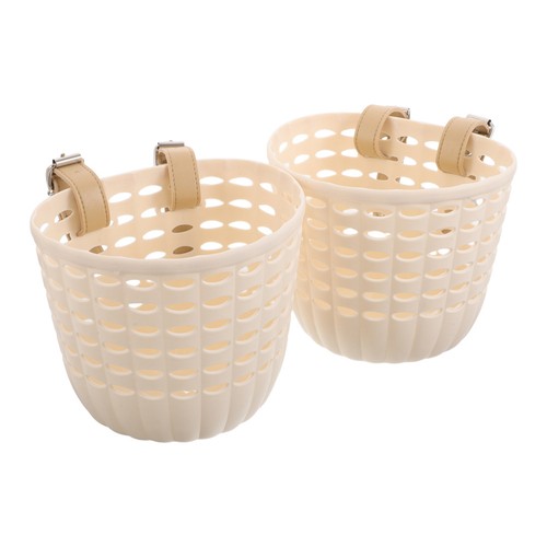 Portable front bike basket - front,