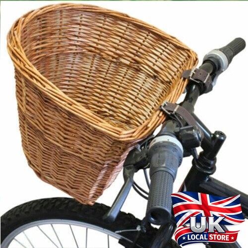 Bike basket wicker woven retro - bike,