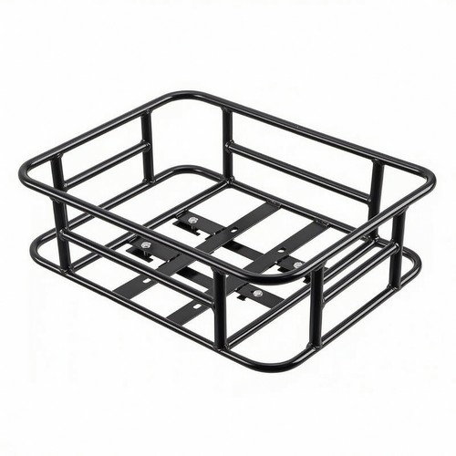Bike cargo basket - bike, open-frame