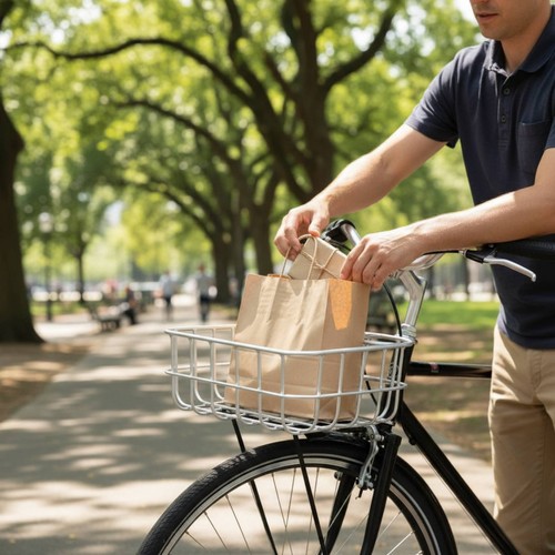 Front bike basket large - bike,