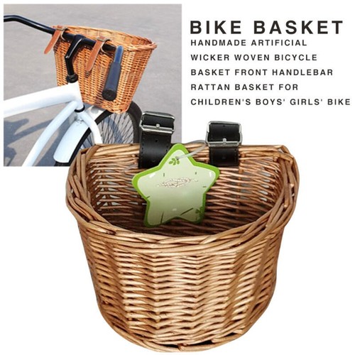 Bike basket wicker - bike, retro