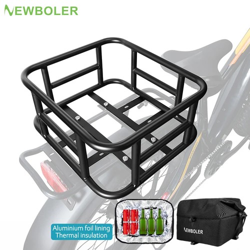 Rear bike basket metal - bike,