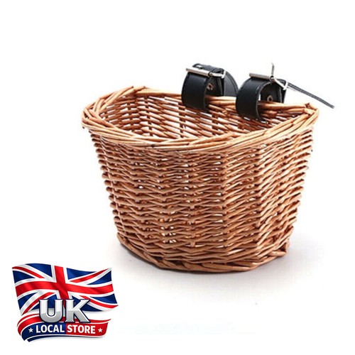 Retro bike basket wicker - basket, woven