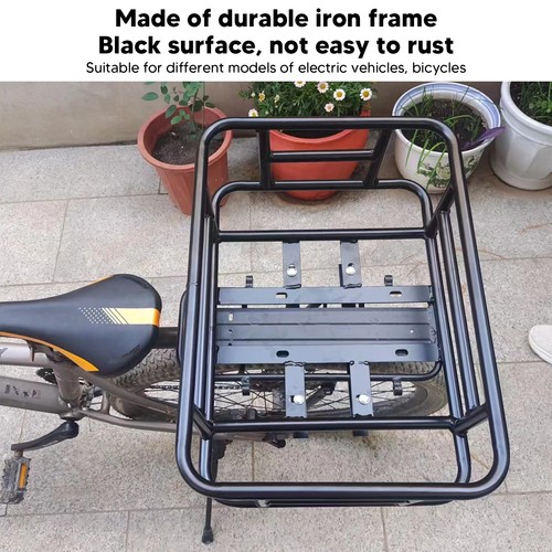 Bike rear cargo basket iron - bike,