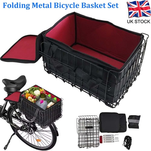 Metal rear bicycle - bicycle, bike