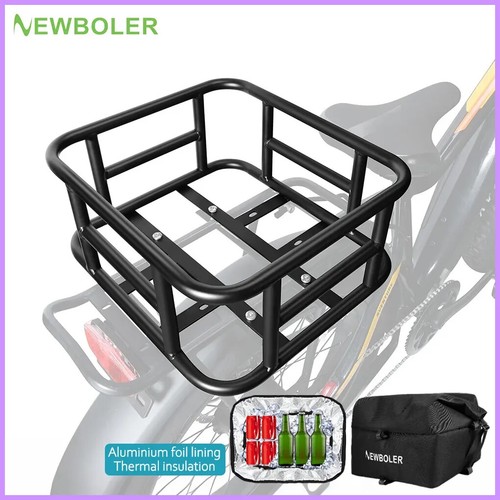 Rear bike basket bicycle cargo - rear,