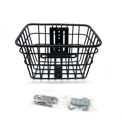 Iron wire bike basket - wire, front