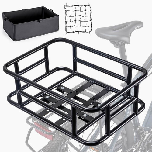 Rear mounted metal bike - mounted,