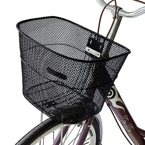 Rear bike basket black - rear,