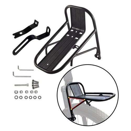 Bicycle front rack cargo - front,