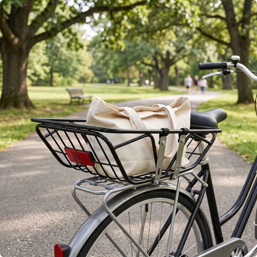 Rear bike basket - rear,