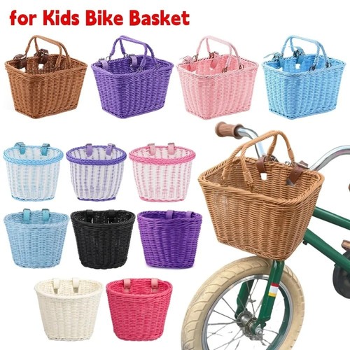 Hand woven bicycle basket - woven,