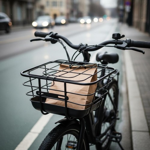 Front bike basket slotted - bike,