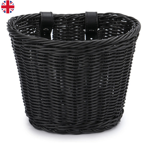 Hand woven bicycle basket - woven,