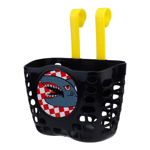 Black plastic bike - black, basket